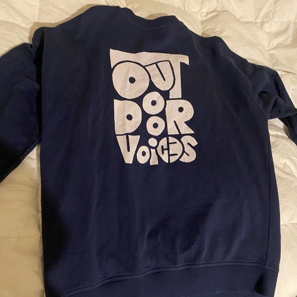 Navy Outdoor Voices Sweatshirt - Picture 4 of 6